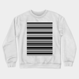 black and white stripe lines Crewneck Sweatshirt